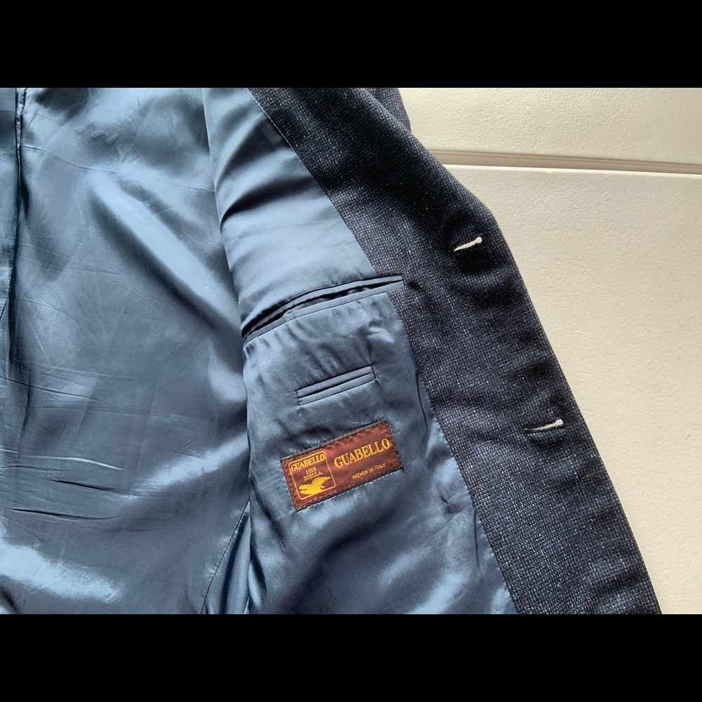 Hugo Boss Men's Cashmere Silk Blue Blazer SZ 50 - Picture 4 of 8